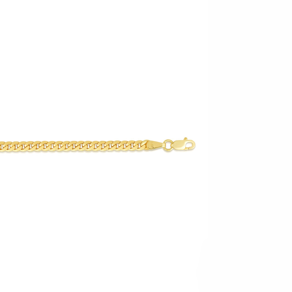 14K Yellow Gold Cuban Link Chain 24" 2.6mm