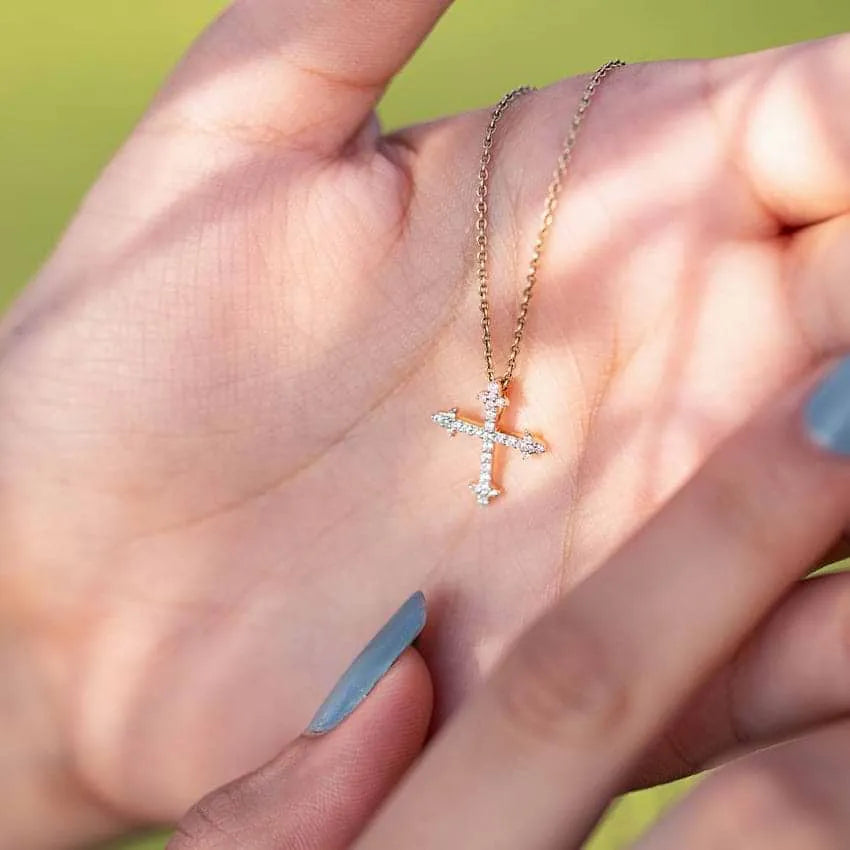 Diamond Celeste Cross Pendant