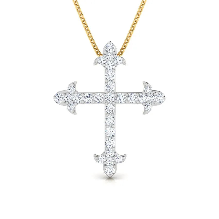 Diamond Celeste Cross Pendant