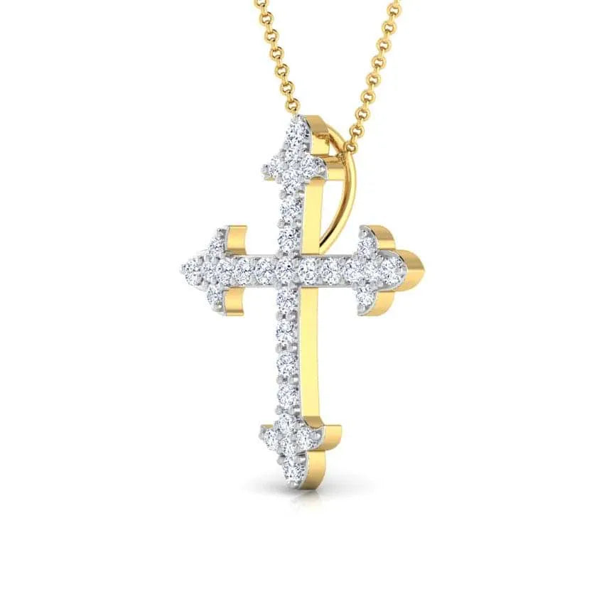 Diamond Celeste Cross Pendant