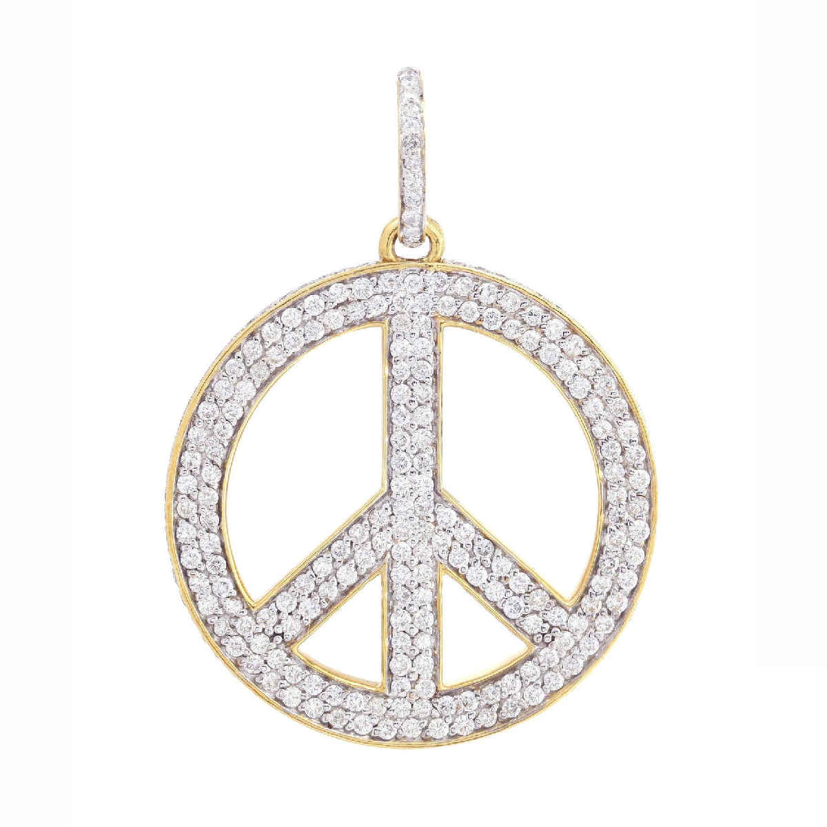 Peace Diamond Pendant